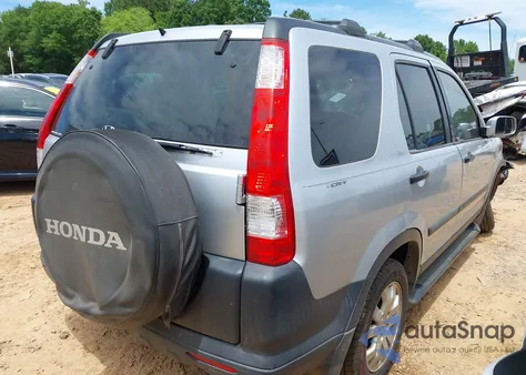 2006 Honda Cr-V Ex из США, поврежденный, VIN SHSRD78886U407209